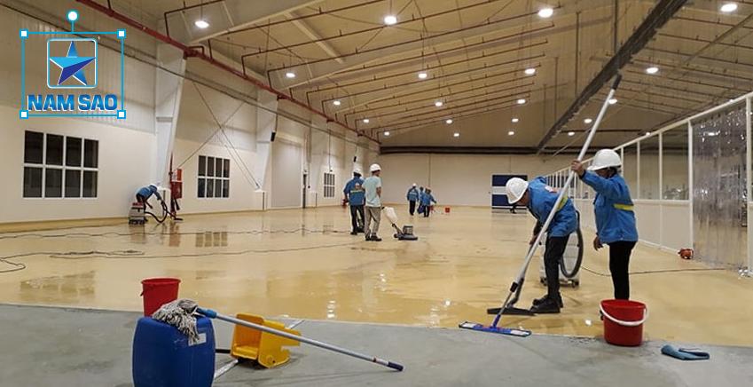 Năm Sao Với Dịch Vụ Vệ Sinh Nhà Xưởng Chuyên Nghiệp 