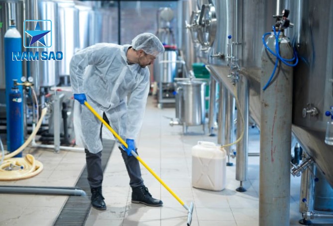 Năm Sao Với Dịch Vụ Vệ Sinh Nhà Xưởng Chuyên Nghiệp 